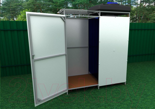 Изображение товара Душ для дачи ИМпласт 2 1.90x0.95м (150л, без подогрева)