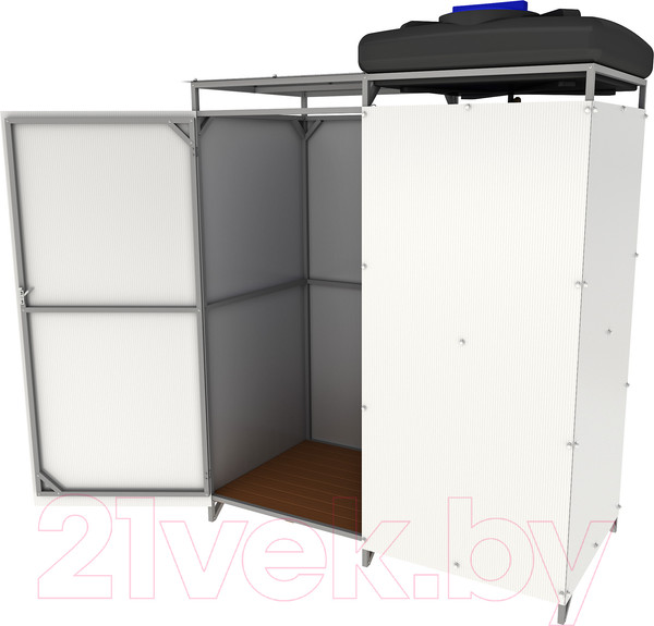 Изображение товара Душ для дачи ИМпласт 2 1.90x0.95м (150л, с подогревом)