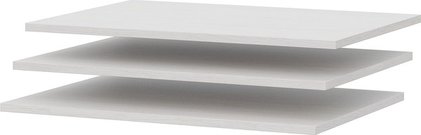 Изображение товара Комплект полок для корпусной мебели NN мебель МСП 1 для шкафа 2ств (ясень анкор светлый)