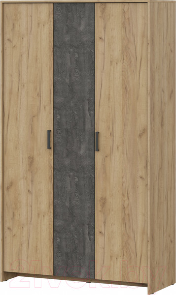 Изображение товара Шкаф NN мебель МСП 1 3ств (дуб золотой/камень темный)