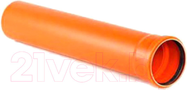 Изображение товара Труба наружной канализации РосТурПласт 110х2000мм SN2 / 14726