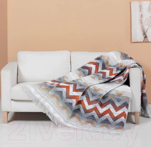Изображение товара Плед Arya Zigzag / 8680943098290 (150x200, цветной)