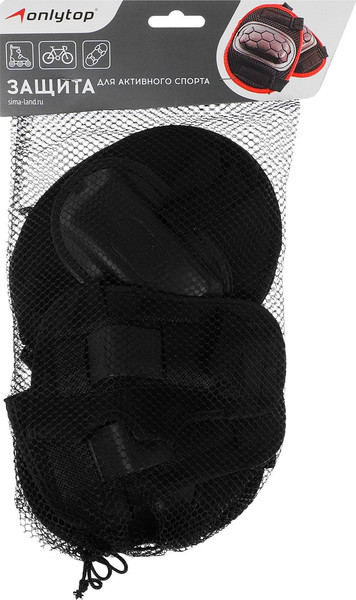 Изображение товара Комплект защиты Onlytop 4628889 (S, черный)