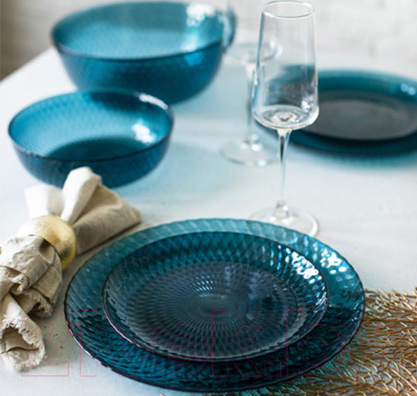 Изображение товара Набор тарелок Luminarc Идиллия Лондон Топаз / Q4077 (18шт)