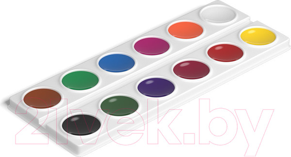 Изображение товара Акварельные краски Erich Krause Basic Light Pack / 53753 (12цв)