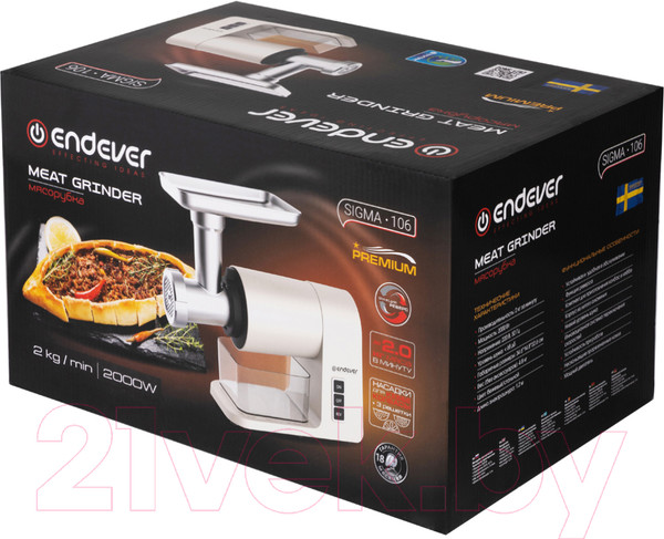 Изображение товара Мясорубка электрическая Endever Sigma-106