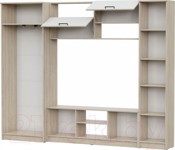 Изображение товара Стенка NN мебель МГС 3 исп 1 (дуб сонома/белый)