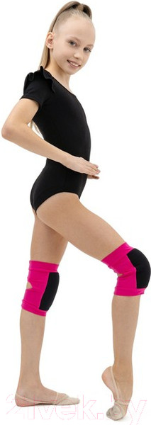 Изображение товара Наколенники защитные Grace Dance 3908696 (XS, фуксия/черный)