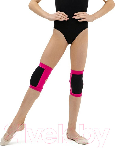 Изображение товара Наколенники защитные Grace Dance 3908696 (XS, фуксия/черный)
