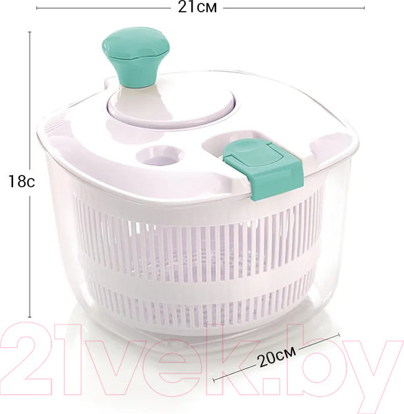 Изображение товара Сушка для зелени Fissman 18661 (аквамарин)