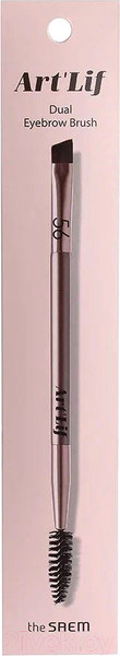 Изображение товара Кисть для макияжа The Saem Art'Lif Dual Eyebrow Brush 56