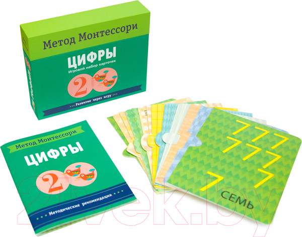 Изображение товара Развивающие карточки Мозаика-Синтез Метод Монтесcори. Развитие через игру. Цифры / МС11364