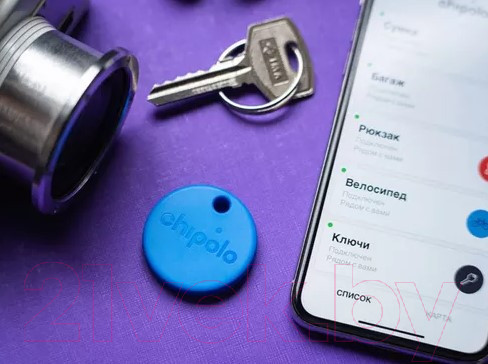 Изображение товара Брелок Chipolo One / CH-C19M-BE-R (синий)