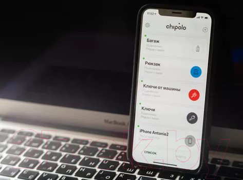 Изображение товара Брелок Chipolo One / CH-C19M-BE-R (синий)