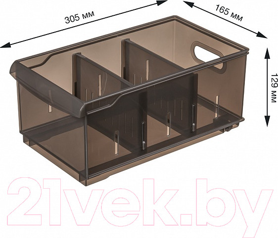 Изображение товара Органайзер для хранения Econova Optima / 433217214 (коричневый)