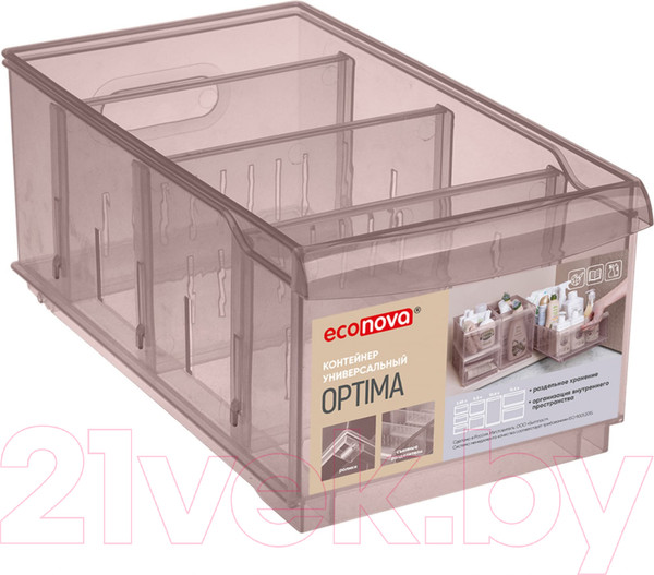 Изображение товара Органайзер для хранения Econova Optima / 433217214 (коричневый)