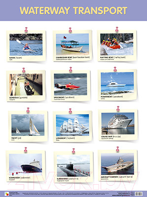 Изображение товара Развивающий плакат Мозаика-Синтез Transport / МС10957