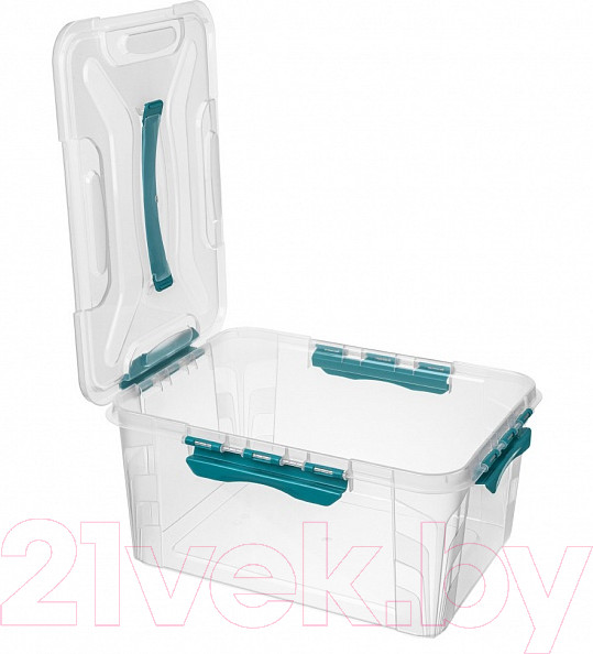 Изображение товара Ящик для хранения Econova Grand Box / 433200402 (15.3л, голубой)