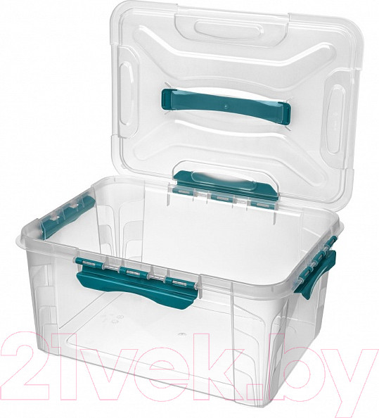 Изображение товара Ящик для хранения Econova Grand Box / 433200402 (15.3л, голубой)