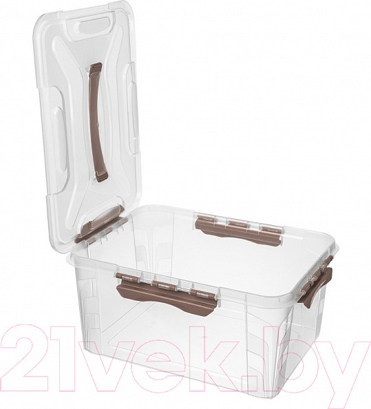 Изображение товара Ящик для хранения Econova Grand Box / 433200414 (15.3л, коричневый)