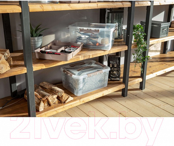 Изображение товара Ящик для хранения Econova Grand Box / 433200414 (15.3л, коричневый)