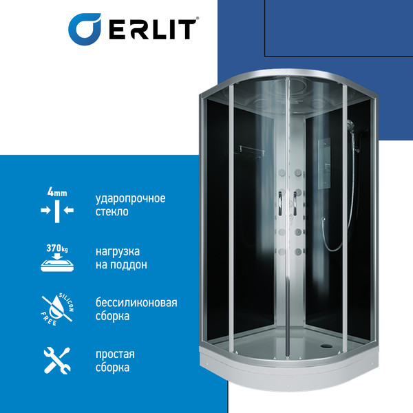 Изображение товара Душевая кабина Erlit ER3509PF-C4-RUS