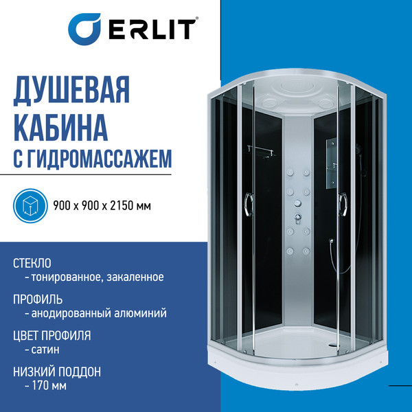 Изображение товара Душевая кабина Erlit ER3509PF-C4-RUS