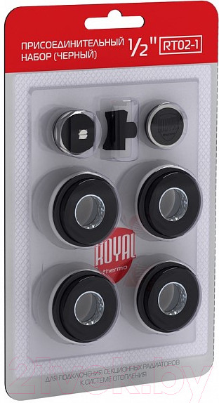 Изображение товара Монтажный комплект для радиатора Royal Thermo RT1/2B (черный)
