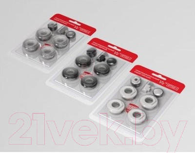 Изображение товара Монтажный комплект для радиатора Royal Thermo RT02.1-2 / RT1/2S (серебристый)