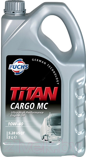 Изображение товара Моторное масло Fuchs Titan Cargo MC 10W40 / 600639068 (5л)