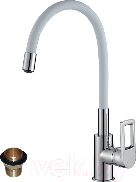 Изображение товара Смеситель Rossinka Silvermix Z35-35U (белый)