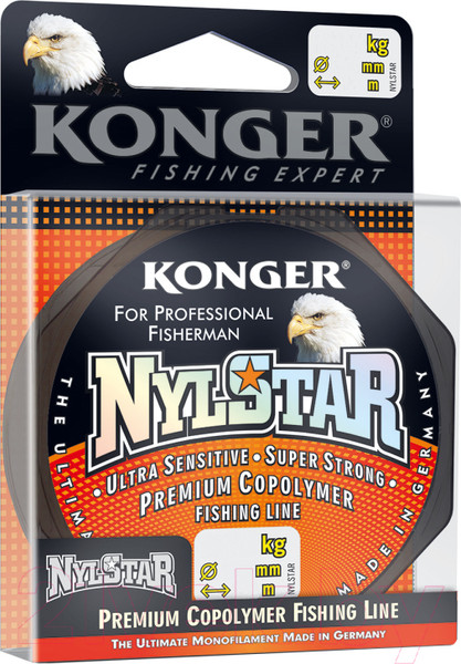 Изображение товара Леска монофильная Konger Nylstar 0.28мм 100м / 215100028