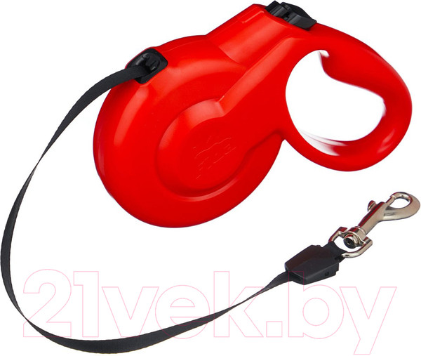 Изображение товара Поводок-рулетка Fida Styleash L лента 5м / 202675 (красный)