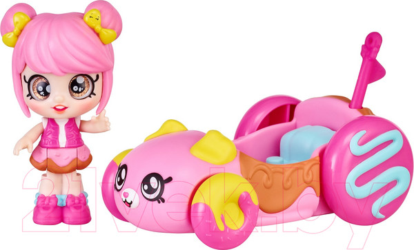 Изображение товара Кукла с аксессуарами Kindi Kids Донатина с машинкой / 39759