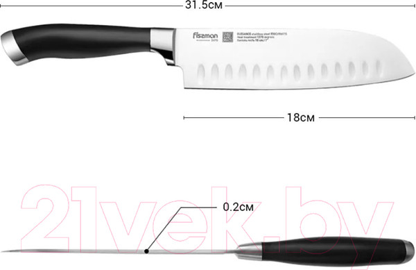 Изображение товара Нож Fissman Elegance 2470