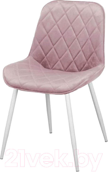 Изображение товара Стул СоюзРегионПоставка Аура СРП-032 (9003 белый матовый/велюр Velluto 14 фламинго)
