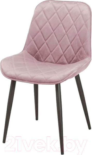 Изображение товара Стул СоюзРегионПоставка Аура СРП-032 (муар черный/велюр Velluto 14 фламинго)