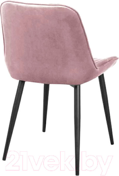 Изображение товара Стул СоюзРегионПоставка Аура СРП-032 (муар черный/велюр Velluto 14 фламинго)