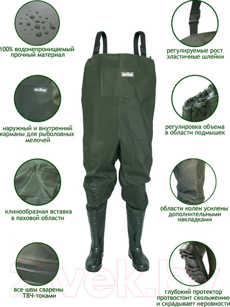 Изображение товара Полукомбинезон для охоты и рыбалки FortMen 11(С)1500 (р.47)