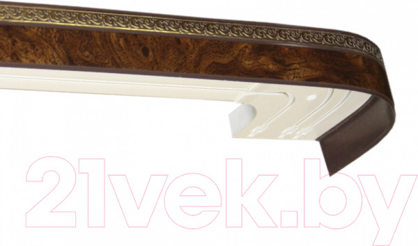 Изображение товара Карниз для штор LEGRAND Галант Neo Флора 2.0 / 48066846 (корень ореха)