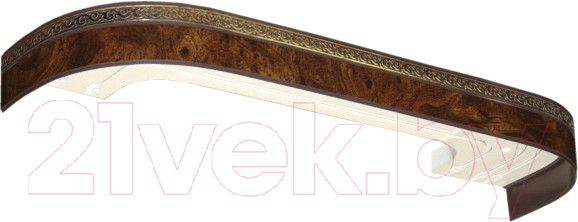 Изображение товара Карниз для штор LEGRAND Галант Neo Флора 3.0 / 48066851 (корень ореха)