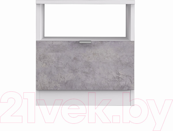 Изображение товара Тумба Аквилон Акцент №13 400 (белое сияние/цемент светлый)