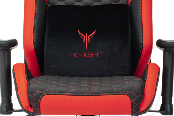 Изображение товара Кресло геймерское Бюрократ Knight Neon (черный/красный экокожа)