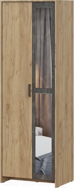 Изображение товара Шкаф NN мебель МСП 1 2ств (дуб золотой/камень темный)