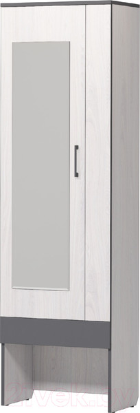 Изображение товара Секция в прихожую Аквилон Эльза №2 с зеркалом (ясень анкор светлый)