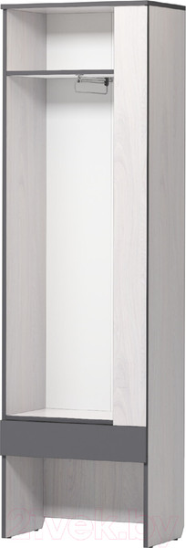 Изображение товара Секция в прихожую Аквилон Эльза №2 с зеркалом (ясень анкор светлый)