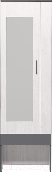 Изображение товара Секция в прихожую Аквилон Эльза №2 с зеркалом (ясень анкор светлый)