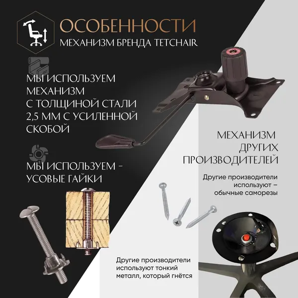 Изображение товара Кресло офисное Tetchair СН-747 ткань (синий)