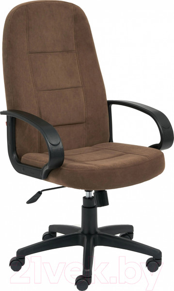 Изображение товара Кресло офисное Tetchair СН-747 флок (коричневый)