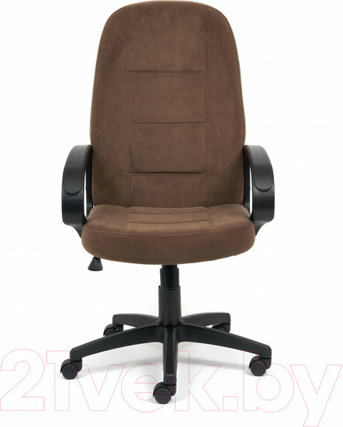 Изображение товара Кресло офисное Tetchair СН-747 флок (коричневый)